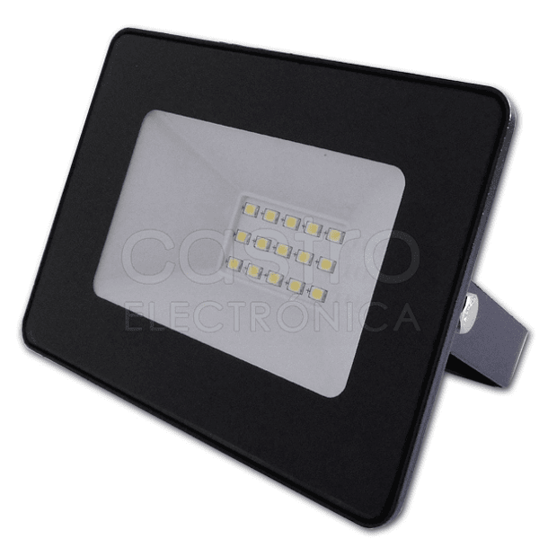 Projector LED SMD IP65 220VAC Branco Frio 6000K 10W 700Lm 