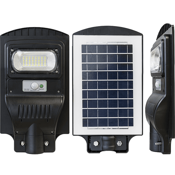 Projector LED 30W Branco F. 6000K 1500Lm a Bateria Solar c/ Sensor Mov./Crepuscular IP65 