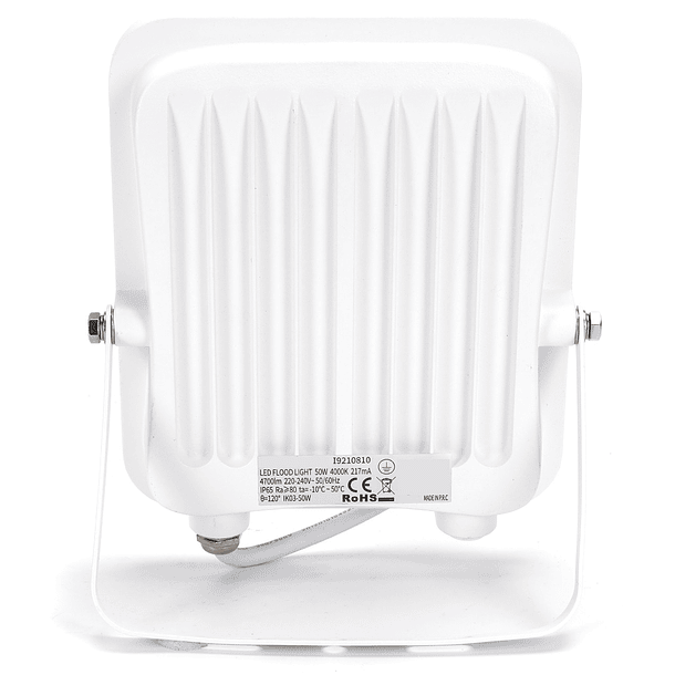 Projector LED SLIM IP65 220VAC Branco 4000K 50W 4700Lm (Branco) 2