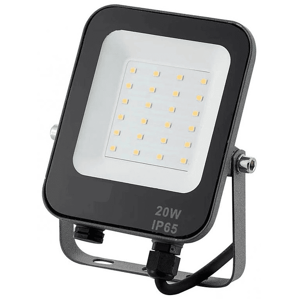 Projector LED IP65 220VAC Branco F. 6000K 20W 2400Lm 