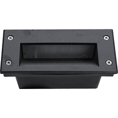 Projector Encastrar Muro LED 3W Branco F. 6000K 300Lm (IP65) - Aro Alumínio