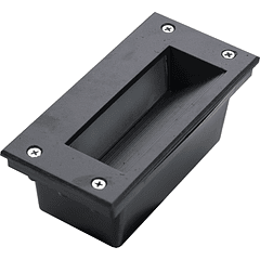 Projector Encastrar Muro LED 3W Branco F. 6000K 300Lm (IP65) - Aro Alumínio