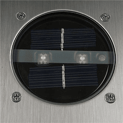Projetor Encastar de Chão LED Solar Exterior c/ Sensor Crepuscular IP67 (Ø105x46mm) - RANEX 5000.19
