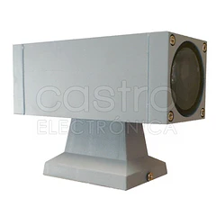 Projector Duplo LED (2x 3W) IP67 220V Branco F. 6000K p/ Parede