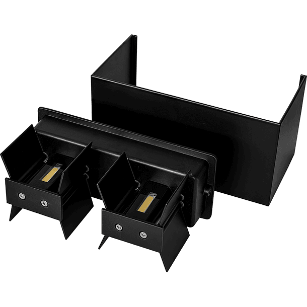 Projector Muro/Parede LED Direccionável 12W Branco 4000K 1200Lm IP65 (Preto) 1