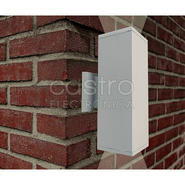 Projector Duplo LED (2x 6W) IP67 220V Branco F. 6000K p/ Parede 1