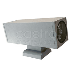 Projector Duplo LED (2x 6W) IP67 220V Branco F. 6000K p/ Parede