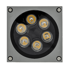 Projector Duplo LED (2x 6W) IP67 220V Branco Q. 1900K p/ Parede