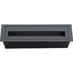 Projector Encastrar Muro LED 6W Branco 4000K 650Lm (IP65) - Aro Cinza