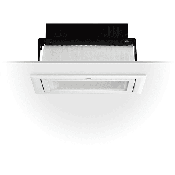 Projector LED Rectangular p/ Encastrar (Tecto/Muro) 220V 30W Branco Q. 3000K 3