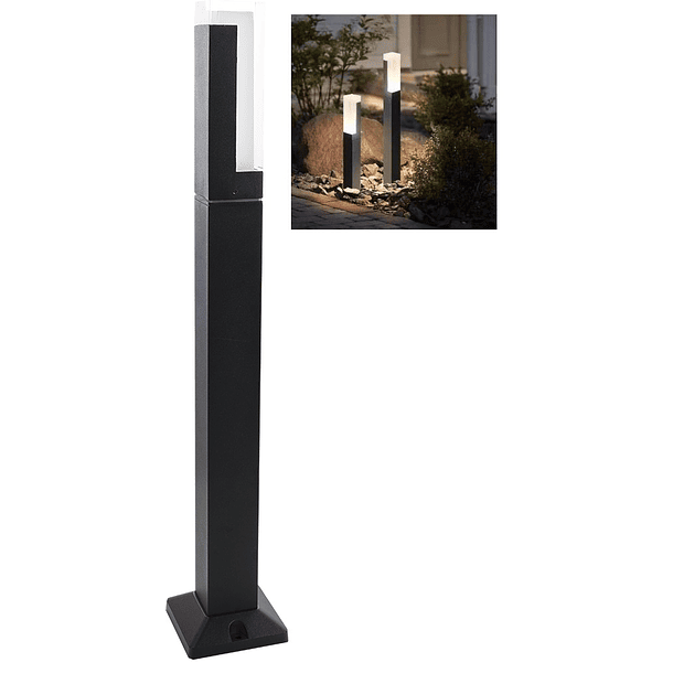 Candeeiro Exterior de Jardim LED 7W Branco F. 6000K 750Lm (IP65) 