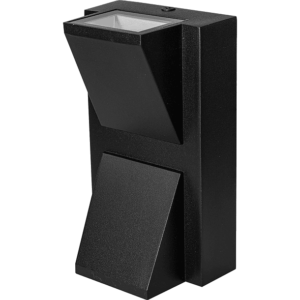 Projector Muro/Parede LED 6W Branco 4000K 480Lm IP65 (Preto) 1