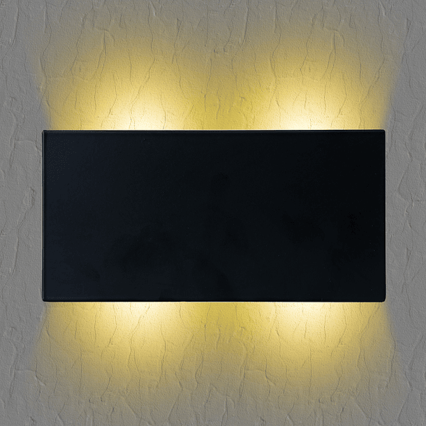 Projector Muro/Parede LED Direccionável 12W Branco F. 6000K 1200Lm IP65 (Preto) 4