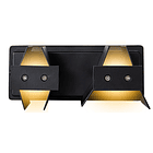 Projector Muro/Parede LED Direccionável 12W Branco Q. 3000K 1200Lm IP65 (Preto) 3