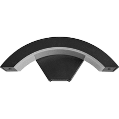 Projector Muro/Parede LED 15W Branco 4000K 1200Lm IP65 (Preto)