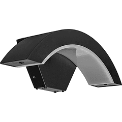 Projector Muro/Parede LED 15W Branco 4000K 1200Lm IP65 (Preto)