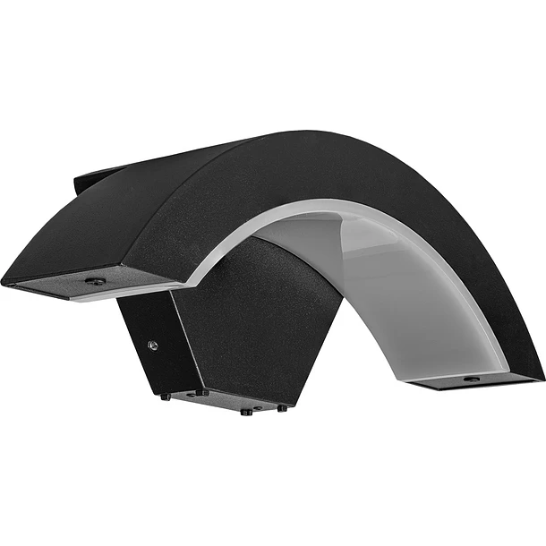 Projector Muro/Parede LED 15W Branco 4000K 1200Lm IP65 (Preto) 2