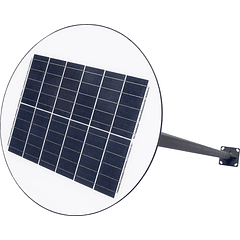 Candeeiro LED Solar Exterior de Rua 200W Branco F. 6000K 12000Lm c/ Sensor de Movimento