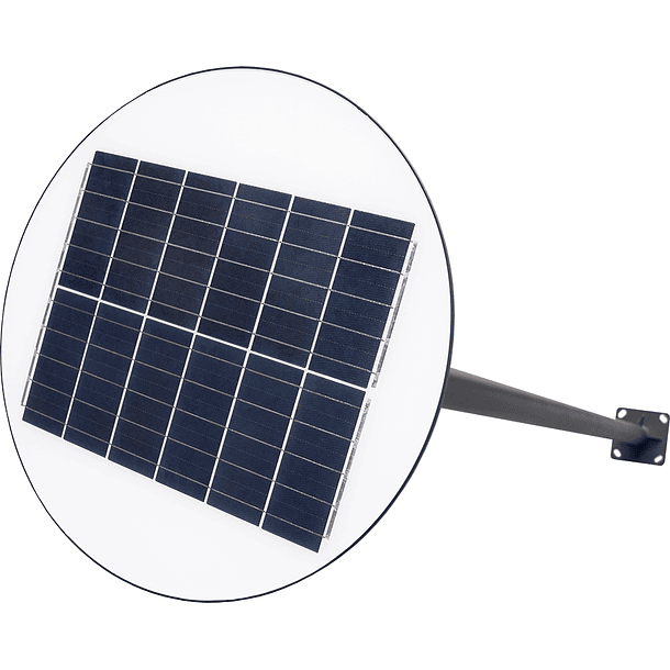 Candeeiro LED Solar Exterior de Rua 200W Branco F. 6000K 12000Lm c/ Sensor de Movimento 2