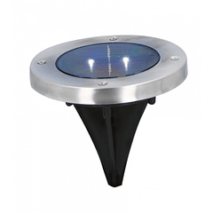 Projetor Encastar de Chão LED Solar Exterior (Ø 12cm) - GRUNDIG