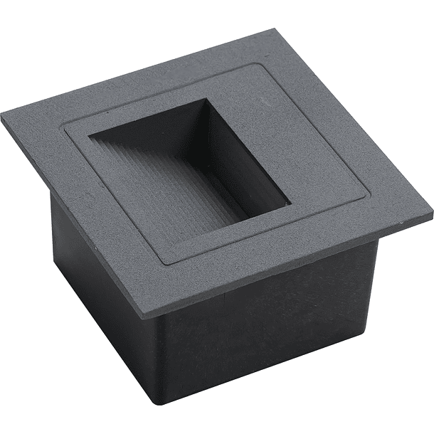 Projector Encastrar Muro LED 3W Branco 4000K 300Lm (IP65) - Aro Cinza 1