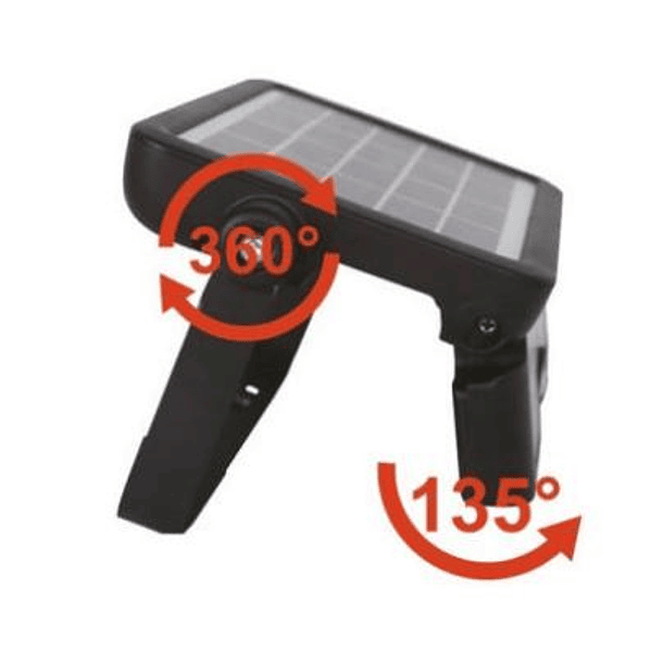 Kit Projector LED 5W 4000K 500Lm IP65 c/ Painel Solar e Sensor Movimento PIR 4