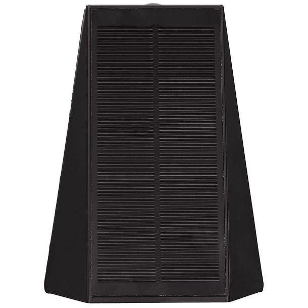 Aplique LED Solar Jankia 2x 2W Branco F. 6500K 1500mAh c/ Sensor PIR + Crepuscular (Preto) - GSC 3