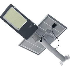 Projector LED SMD (Iluminação Exterior de Rua) 150W Branco F. 6000K IP65 + Painel Solar