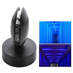 Projector LED Linha de Luz 9W Azul 960Lm - Preto