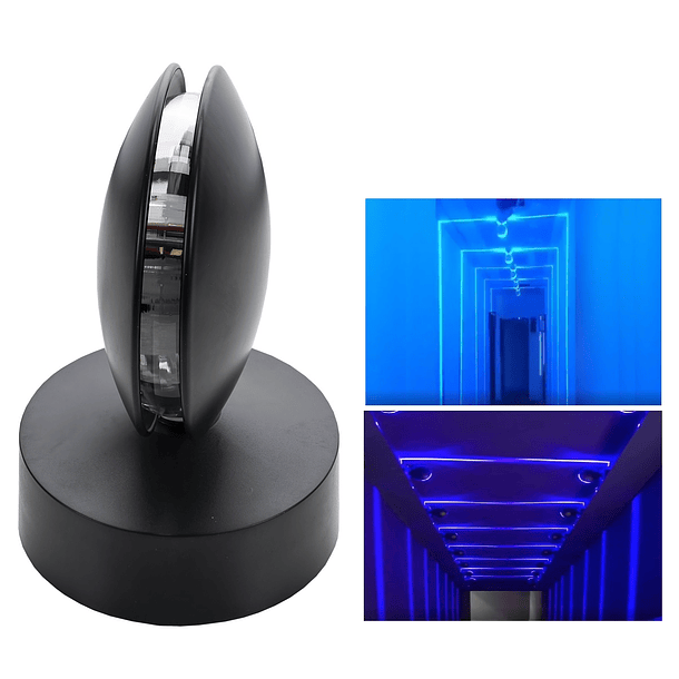 Projector LED Linha de Luz 9W Azul 960Lm - Preto 1