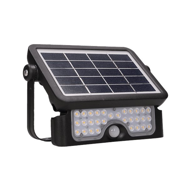 Kit Projector LED 4000K 500Lm IP65 c/ Painel Solar e Sensor Movimento PIR - ADVITI 3