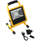 Projector LED SMD t/ Obras IP65 Branco F. 6000K 20W (Recarregável) 2