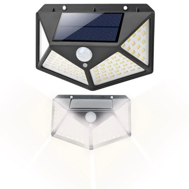 Projector LED 7W Branco F. 6000K 600Lm IP65 c/ Painel Solar e Sensor Movimento PIR 2