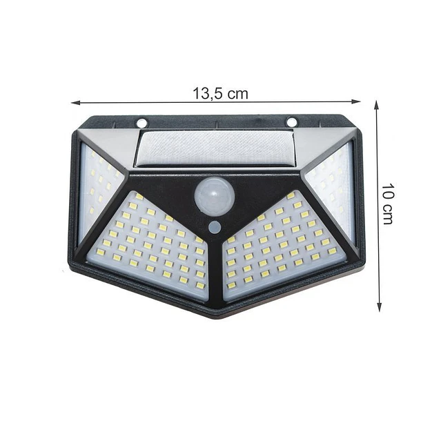 Projector LED 7W Branco F. 6000K 600Lm IP65 c/ Painel Solar e Sensor Movimento PIR 3