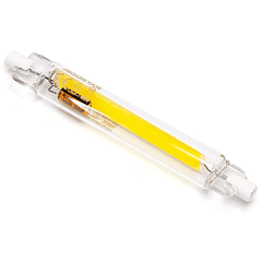 Lampada LED R7S 118mm 8W Branco Frio 6000K 830Lm - Vidro