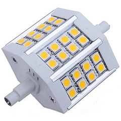 Lampada LED R7s 78mm 220V 5W Branco Q. 3000K 420Lm 160º