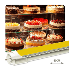 Tubo de LEDs Opalino 60cm 220V 9W Gold (p/ Pastelarias) 850Lm