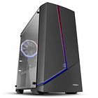 Caixa de PC Micro-ATX Infinity Alpha RGB c/ Janelas (Preto) - NOX 1