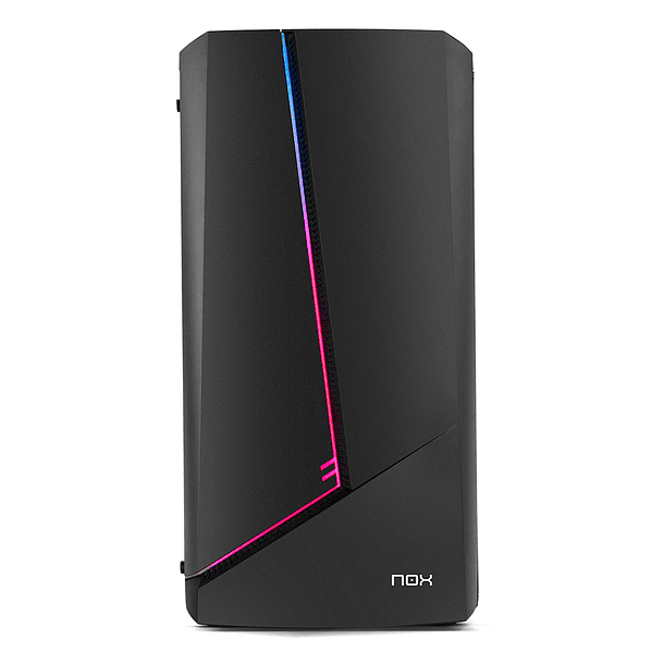 Caixa de PC Micro-ATX Infinity Alpha RGB c/ Janelas (Preto) - NOX 4