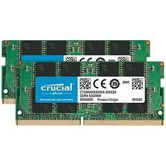 Memória RAM 16GB Kit 2x 8GB DDR4-3200 SODIMM - CRUCIAL