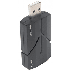 Placa de Captura Áudio/Video USB2.0 Macho -> HDMI Fêmea 4K - FONESTAR