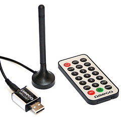 Placa USB TV DIGITAL TDT T300 NANO MPEG4 H.264 AVC HD USB - OMEGA