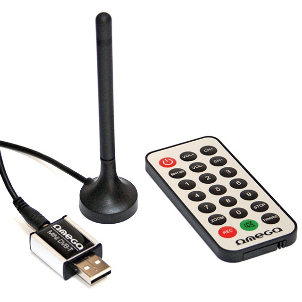 Placa USB TV DIGITAL TDT T300 NANO MPEG4 H.264 AVC HD USB - OMEGA 1