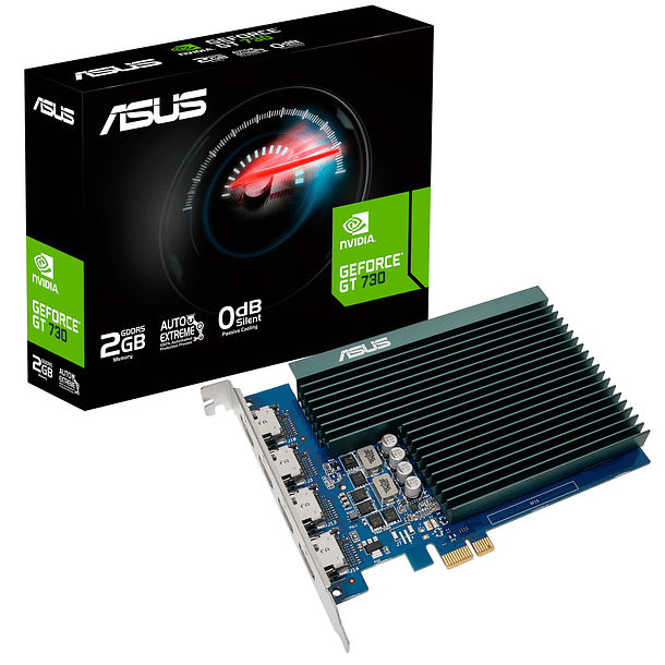 Placa Gráfica GeForce GT 730 2GB GDDR5 Passive Cooling - ASUS 1