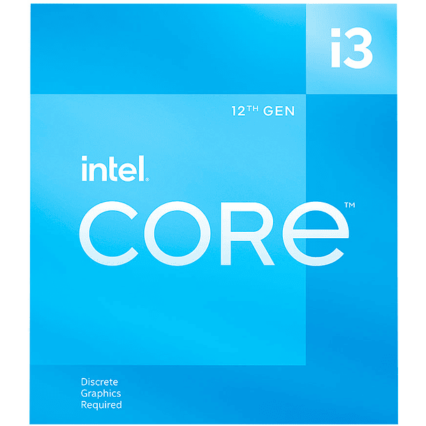 Processador Core i3-12100F 4-Core 3.3GHz c/Turbo 4.3GHz 12MB Skt1700 - INTEL 2