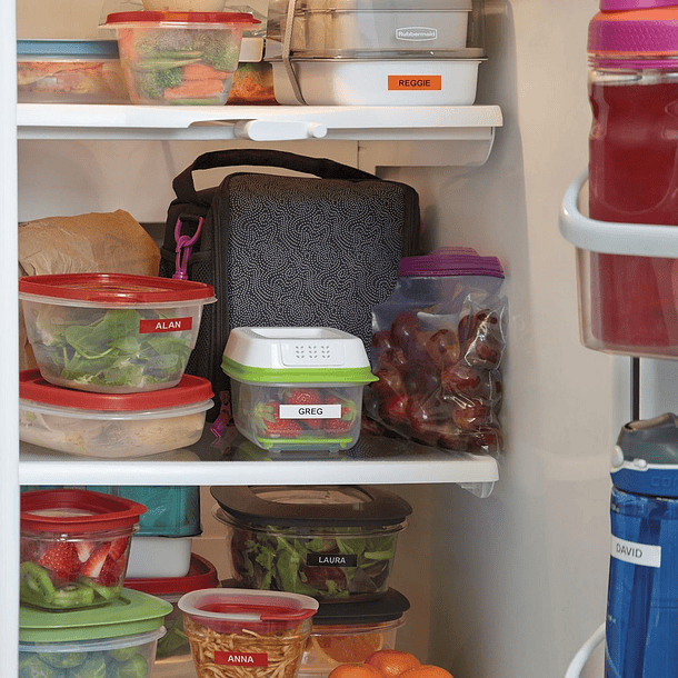 Fita Preto Sobre Laranja (3 mts/1,2cm) - DYMO 3