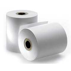 Rolo de Papel Autocopiativo 76x65mm Branco