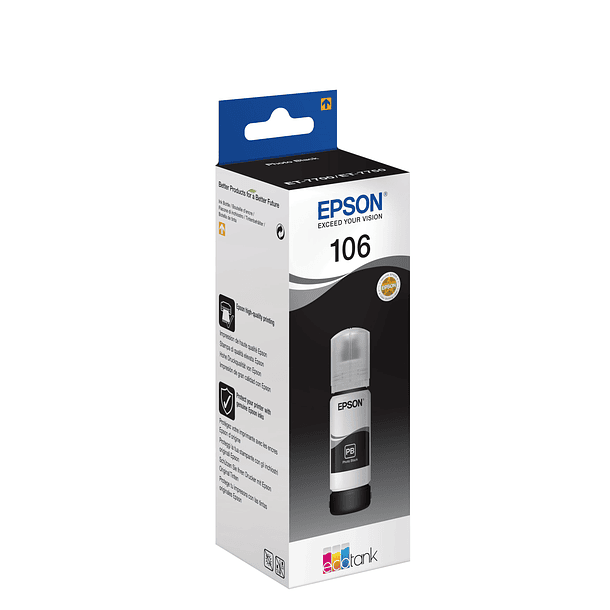 Recarga Tinta Epson 106 Preto - EPSON 2