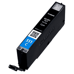 Tinteiro Compativel Canon CLI-551C XL - Azul