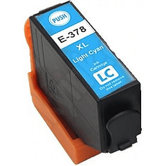 Tinteiro Compativel EPSON 378XL (T3795/3785) - Azul Claro